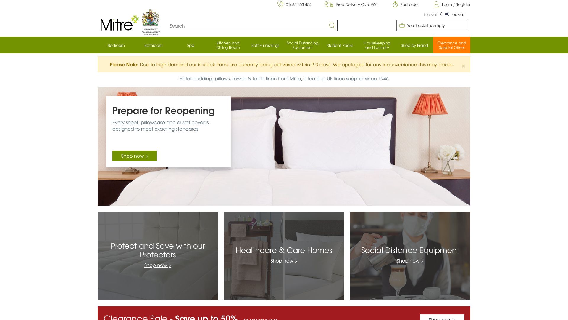 15 Mitre Linen Site Wide Promotional Code