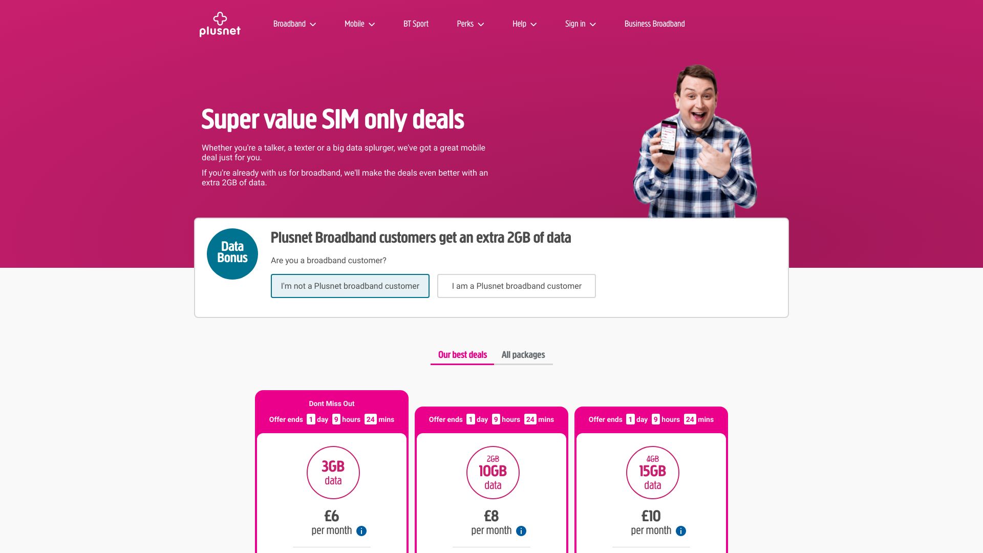 Mobile SIM Only Military Discounts