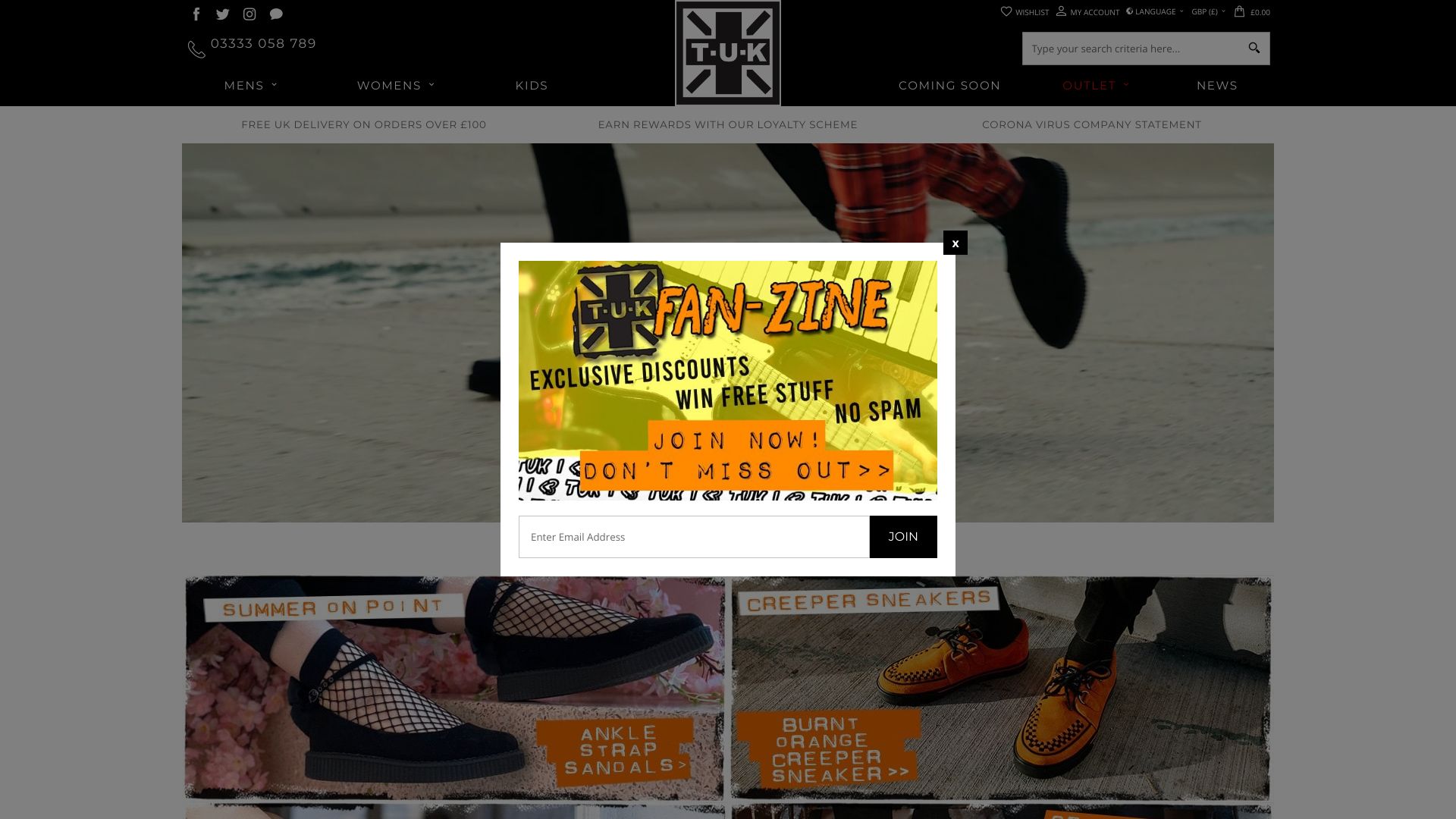 TUK shoes 20 off Voucher Code Discount Promotion