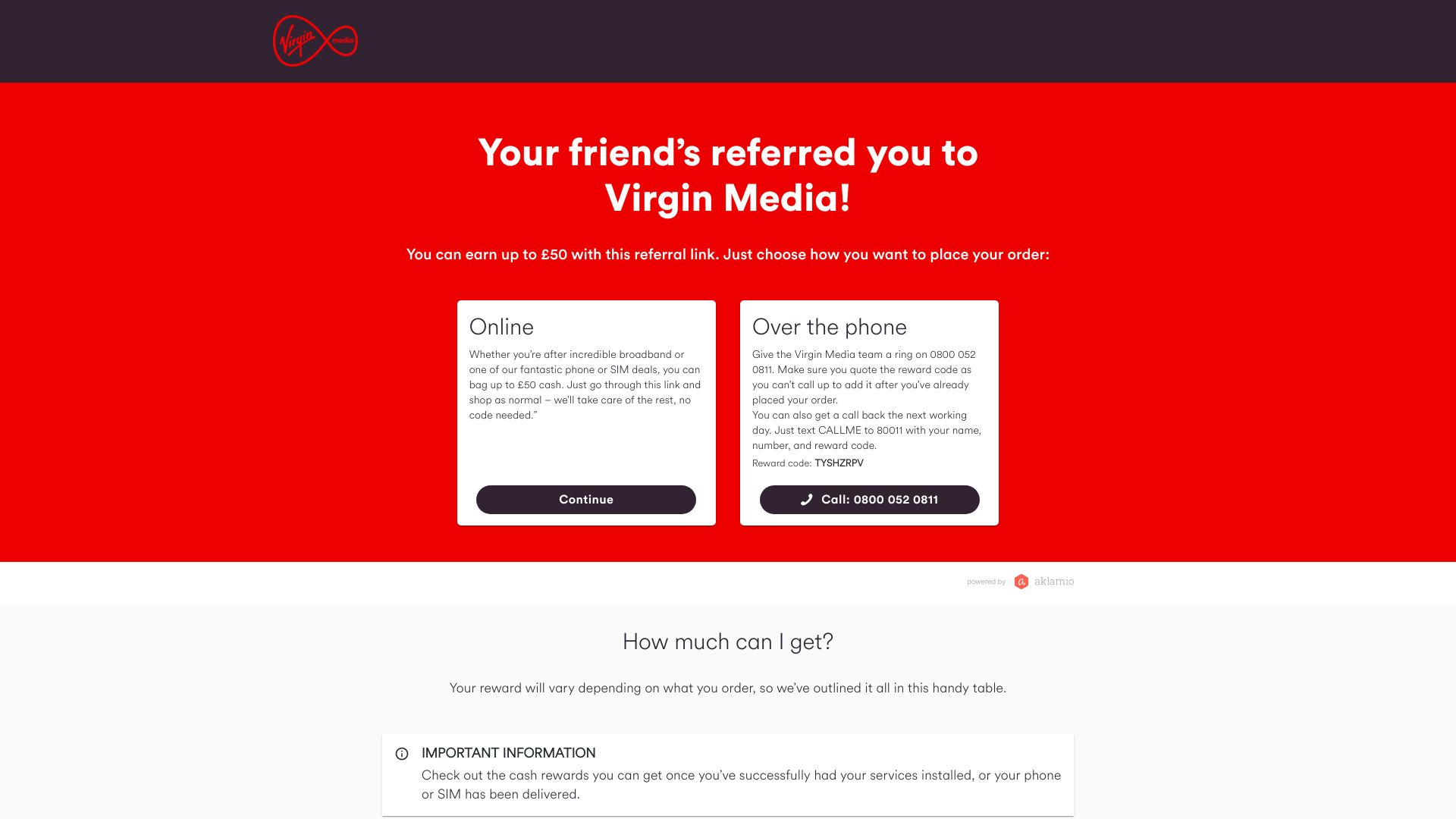  Virgin Media Discount Code October 2023