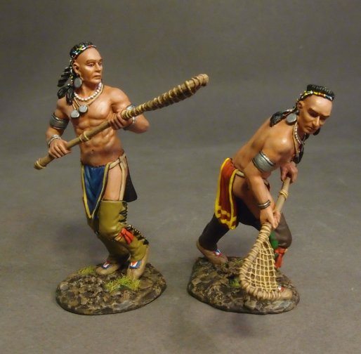 WIM15 Woodland Indian Lacrosse Players Troops of Time