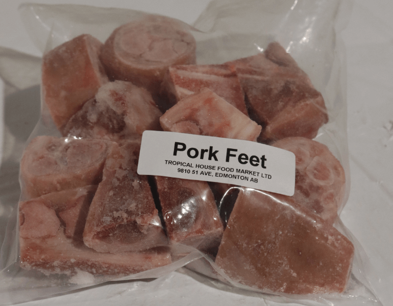 Pork Feet Tropical House Food Market