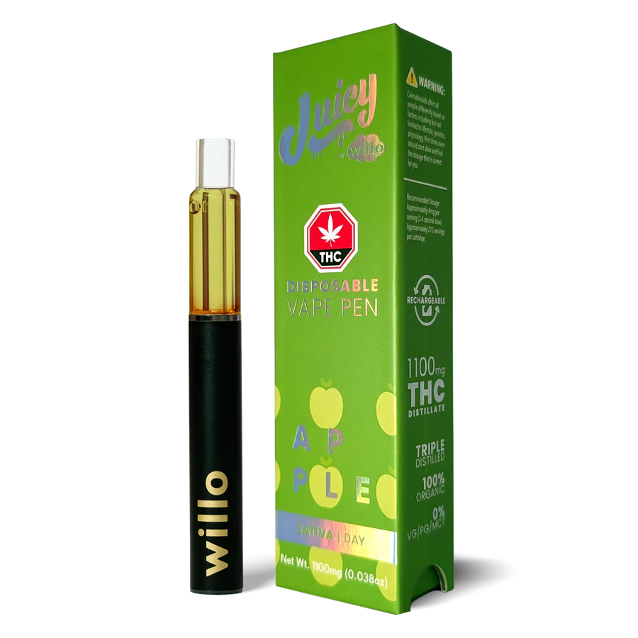 Juicy By Willo THC Disposable Vapes Weed Delivery Same Day Tropic