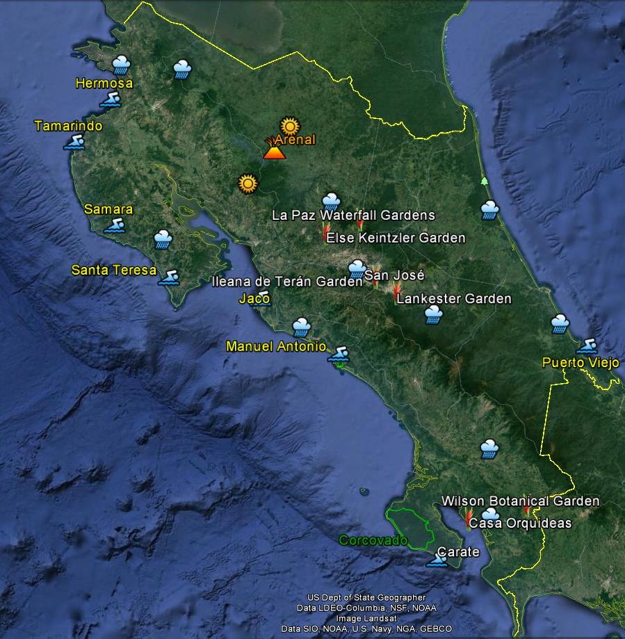 Costa Rica botanical guide for tropical plants lovers