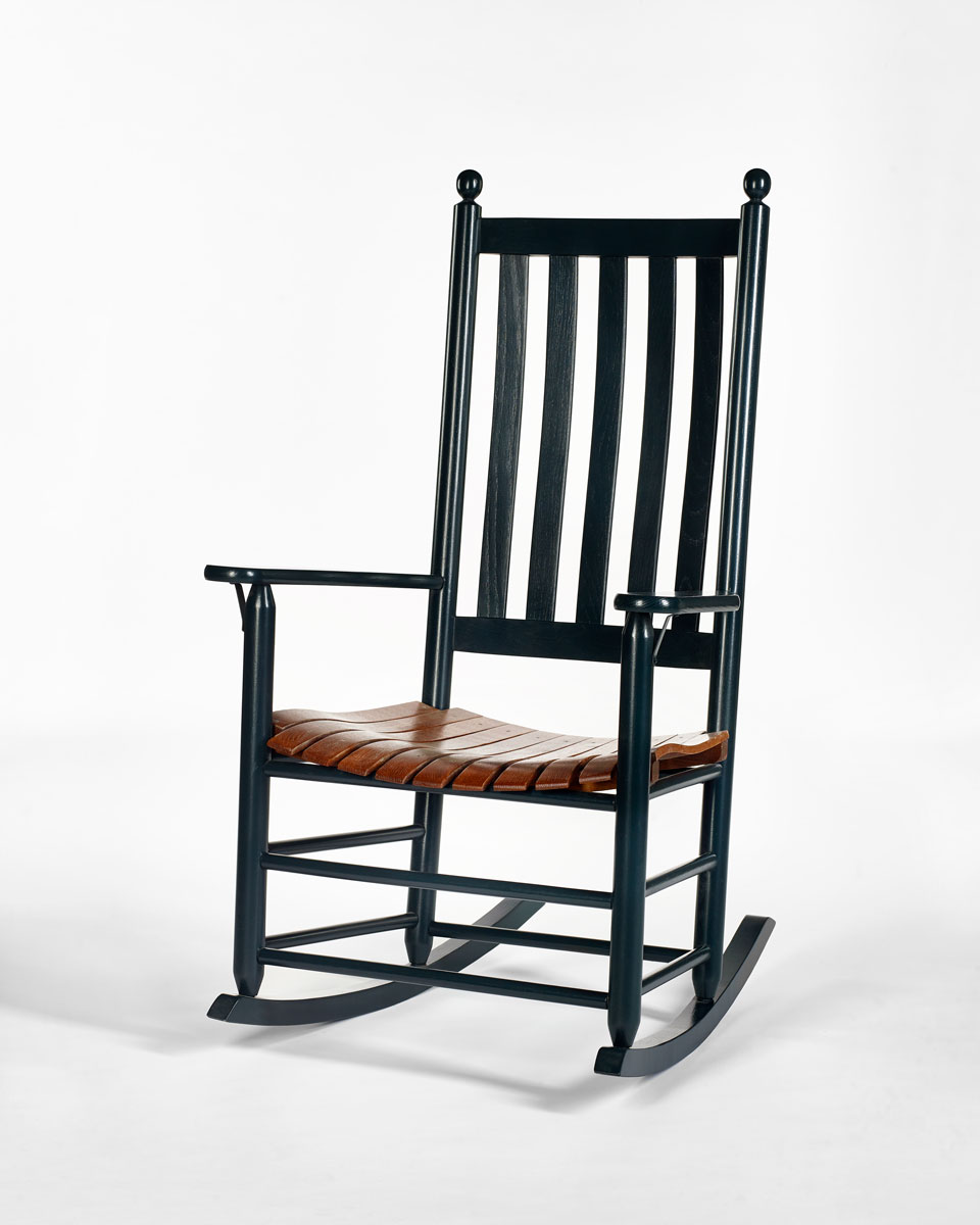 470 Classic Lumbar Rocking Chair Handmade in N.C. Solid Hardwood