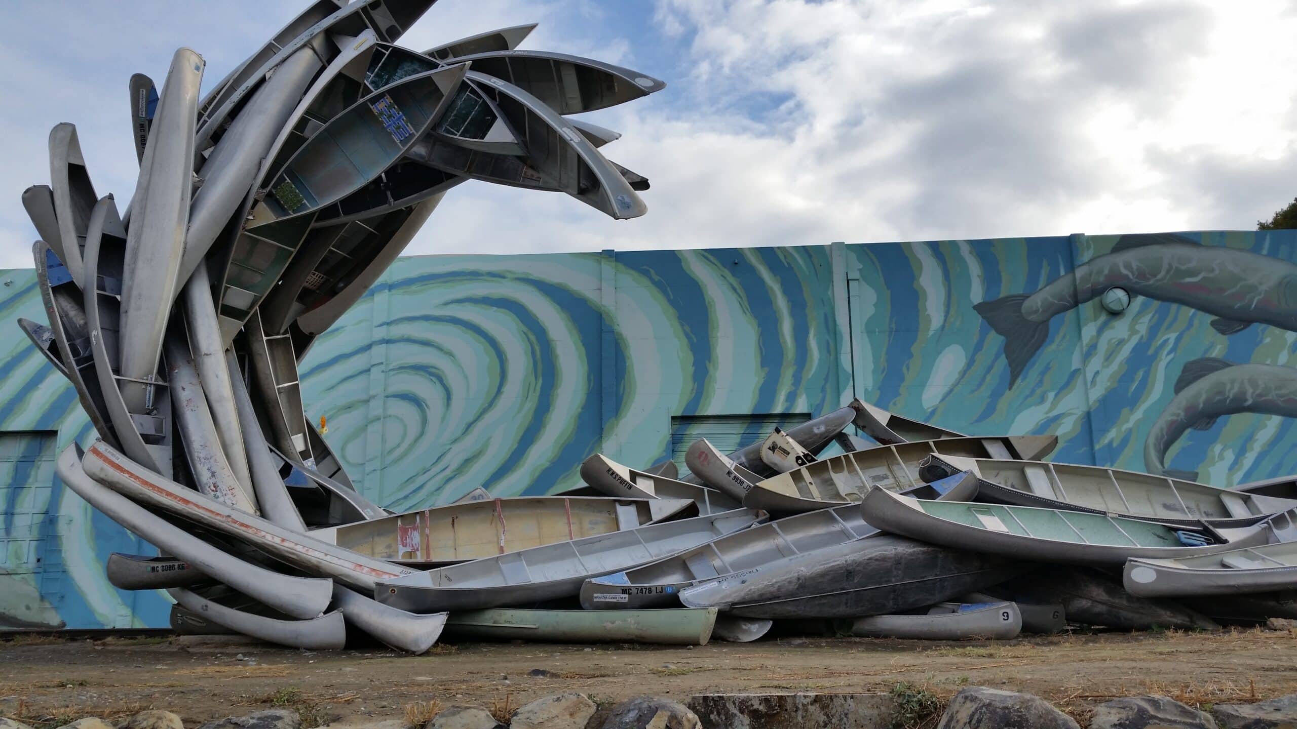 Fishing Art and Sculptures Found in Various Towns Fly