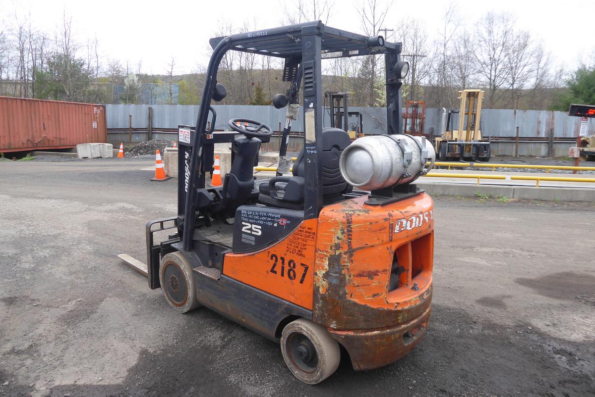 2012 Doosan GC25P5 Propane Forklift for sale by Arthur Trovei & Sons