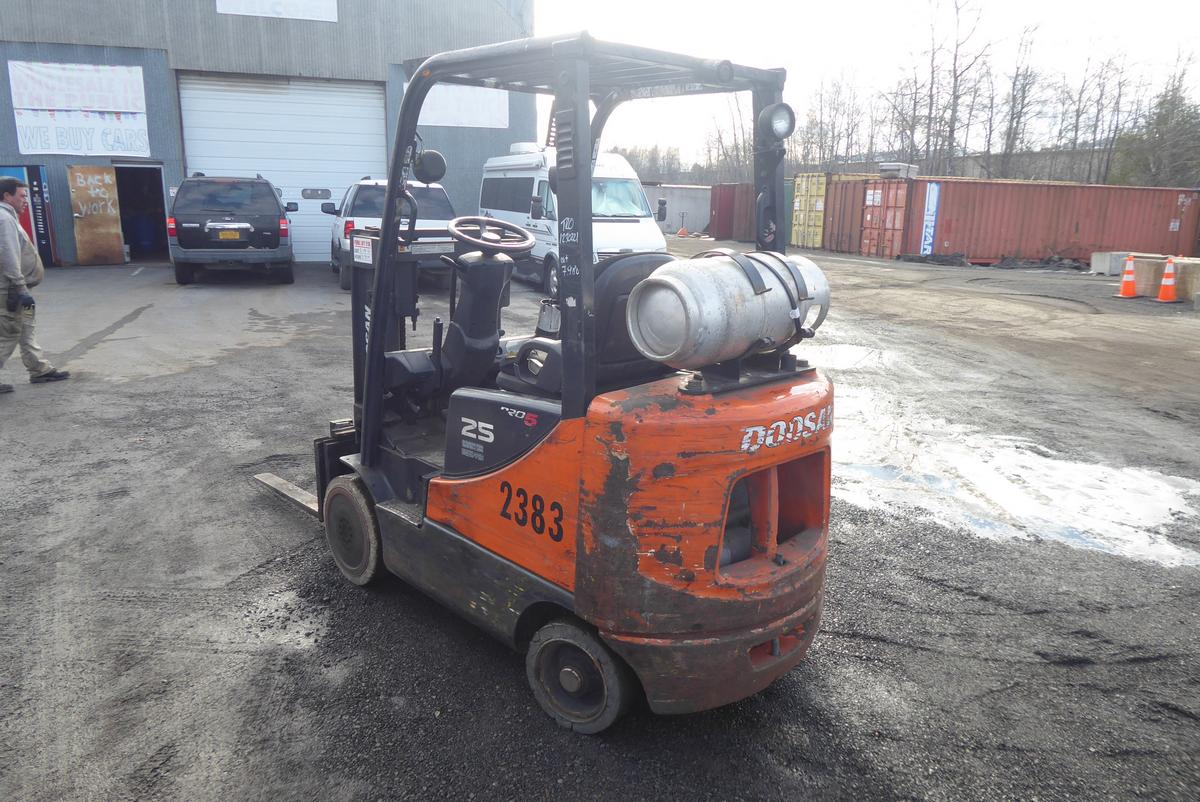 2013 Doosan GC25P5 Propane Forklift for sale by Arthur Trovei & Sons