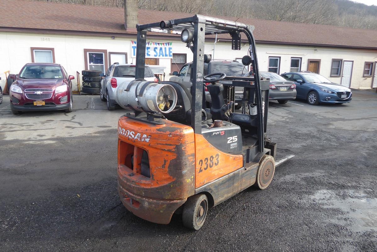 2013 Doosan GC25P5 Propane Forklift for sale by Arthur Trovei & Sons