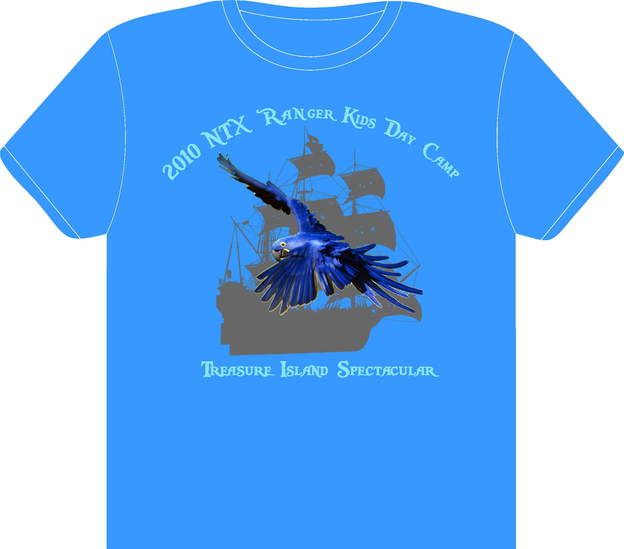 2010 Ranger Kids Day Camp TShirt TrowerTech