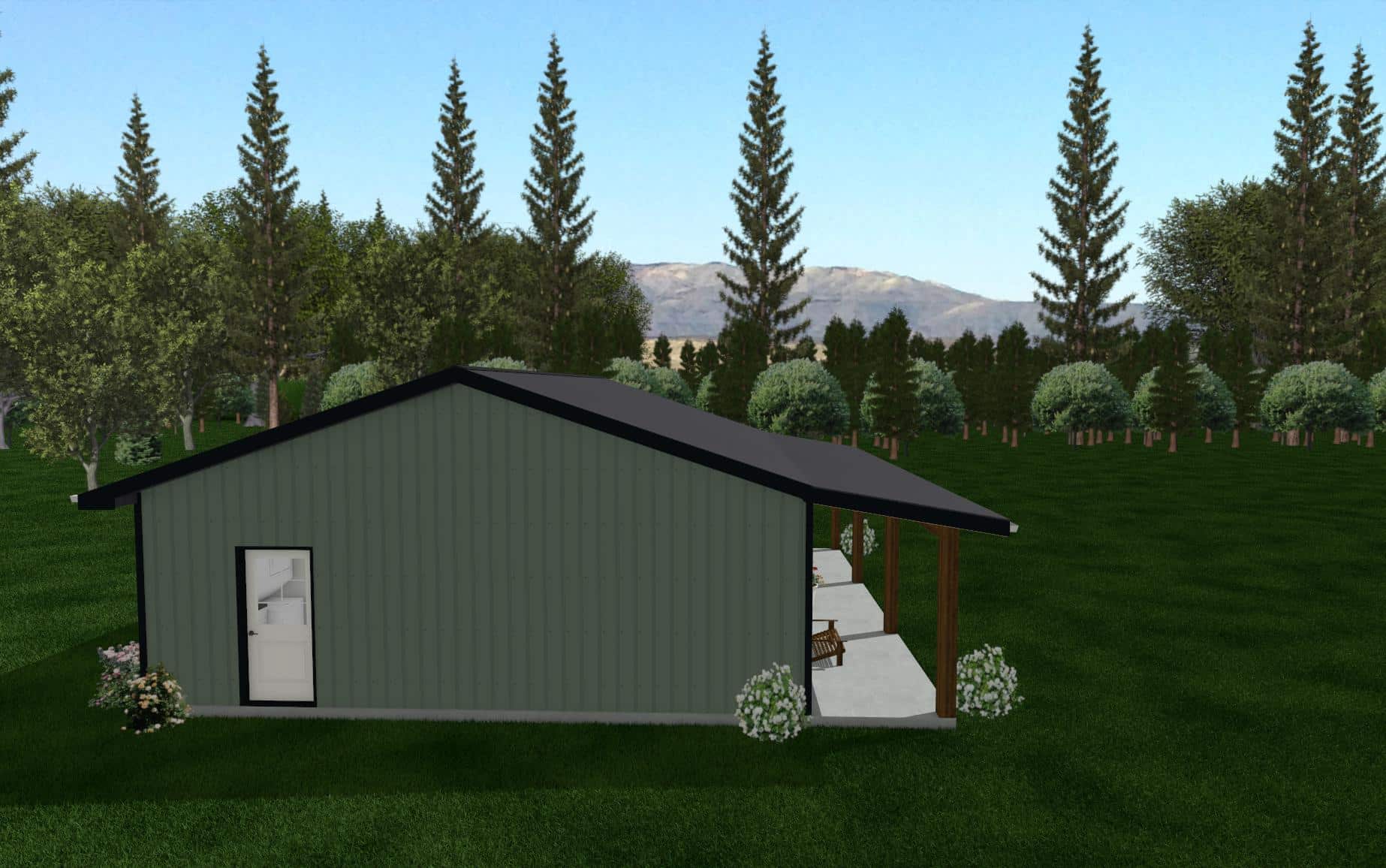 The El Paso Barndominium Troyer Post Buildings