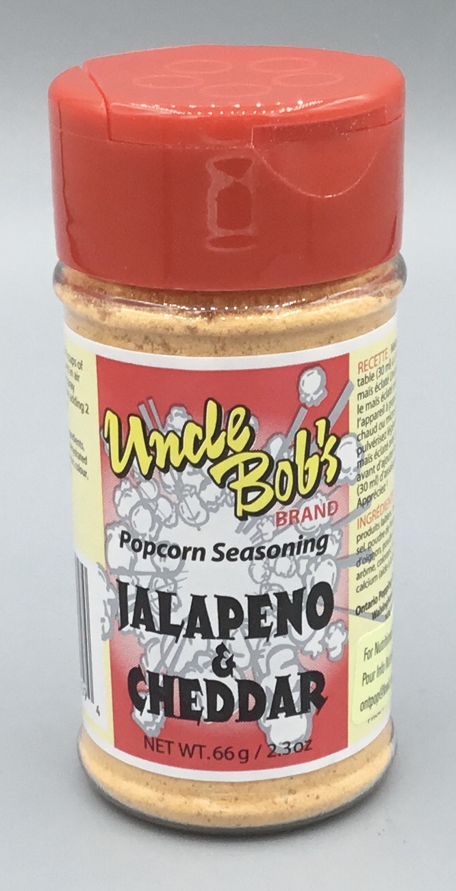UNCLE BOB'S JALAPENO & CHEDDAR POPCORN SEASONING Troyer's Spices