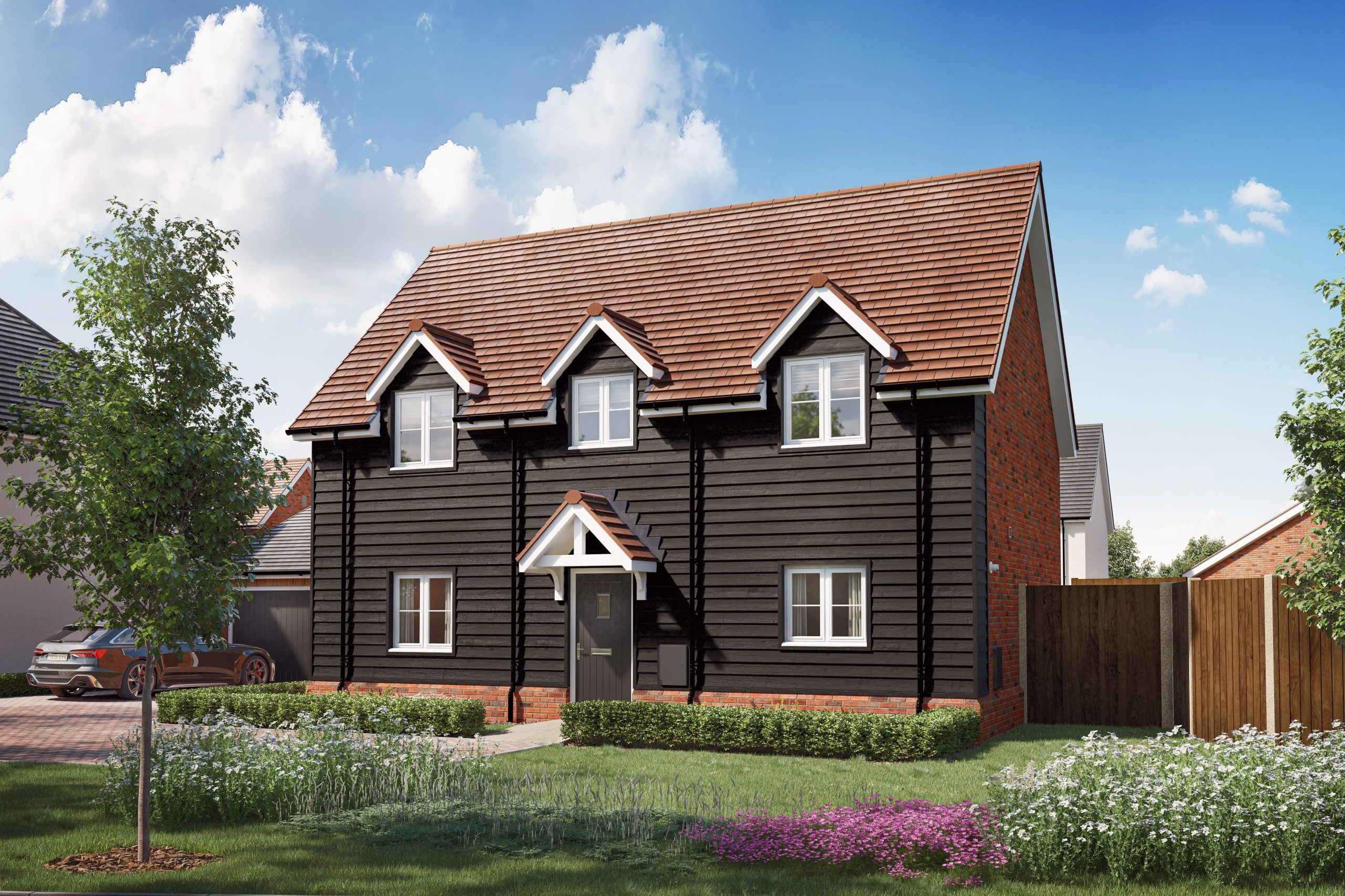 New houses for sale in Studham, Bedfordshire Clements End Farm Troy Homes
