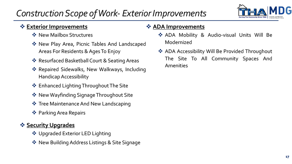 Griswold Heights Renovations Troy Housing Authority