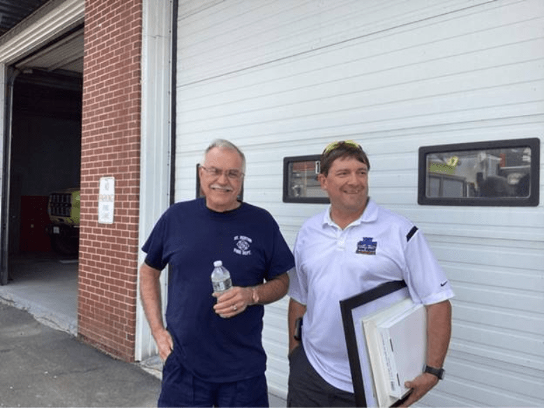 President Jackson recognizes Frenchville Fire Department’s 75th