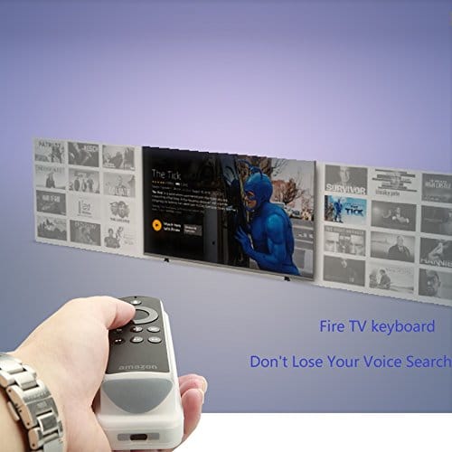 Best Fire TV / Firestick Keyboard Attaches To Remote Control