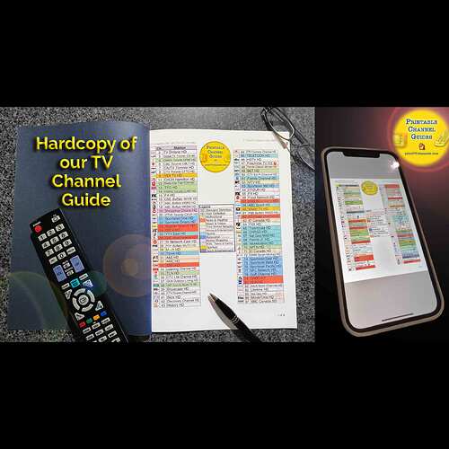 Free Printable TV " Channel" Guide IPTV TROYPOINT Insider