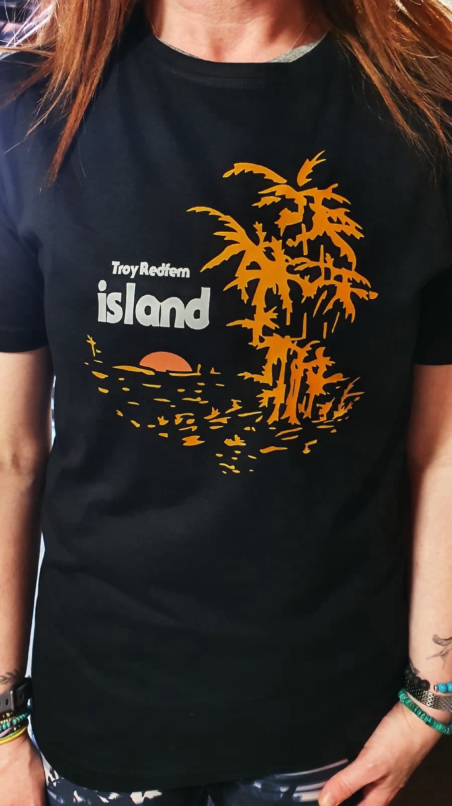 'Island' T Shirt The Troy Redfern Band
