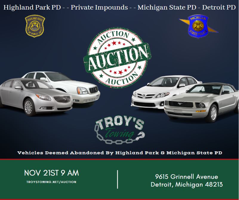 Lincoln Towing Auction