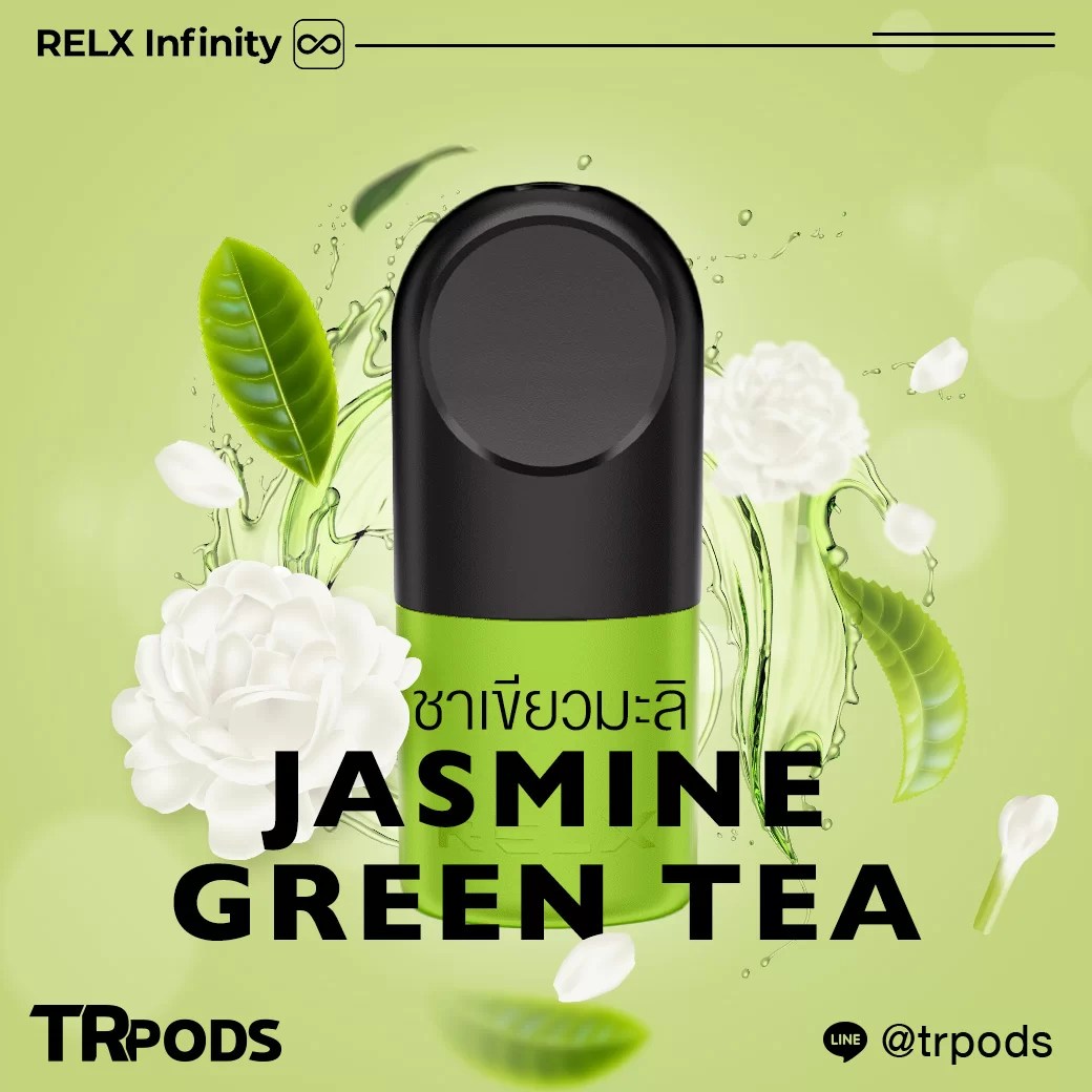 RELX INFINITY SINGLE POD JASMINE GREEN TEA TR Pods