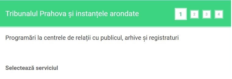 Ghișeul online depunere