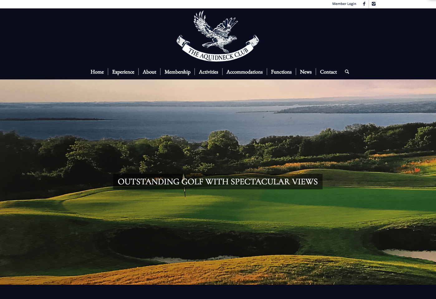 TR assists the new Aquidneck Club with complete marketing services TR