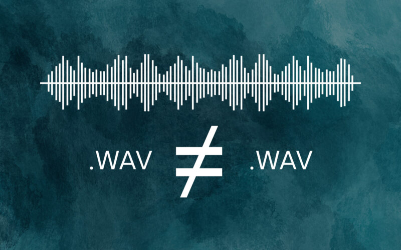 One WAV or the other (WAV formats explained) • TRPTK