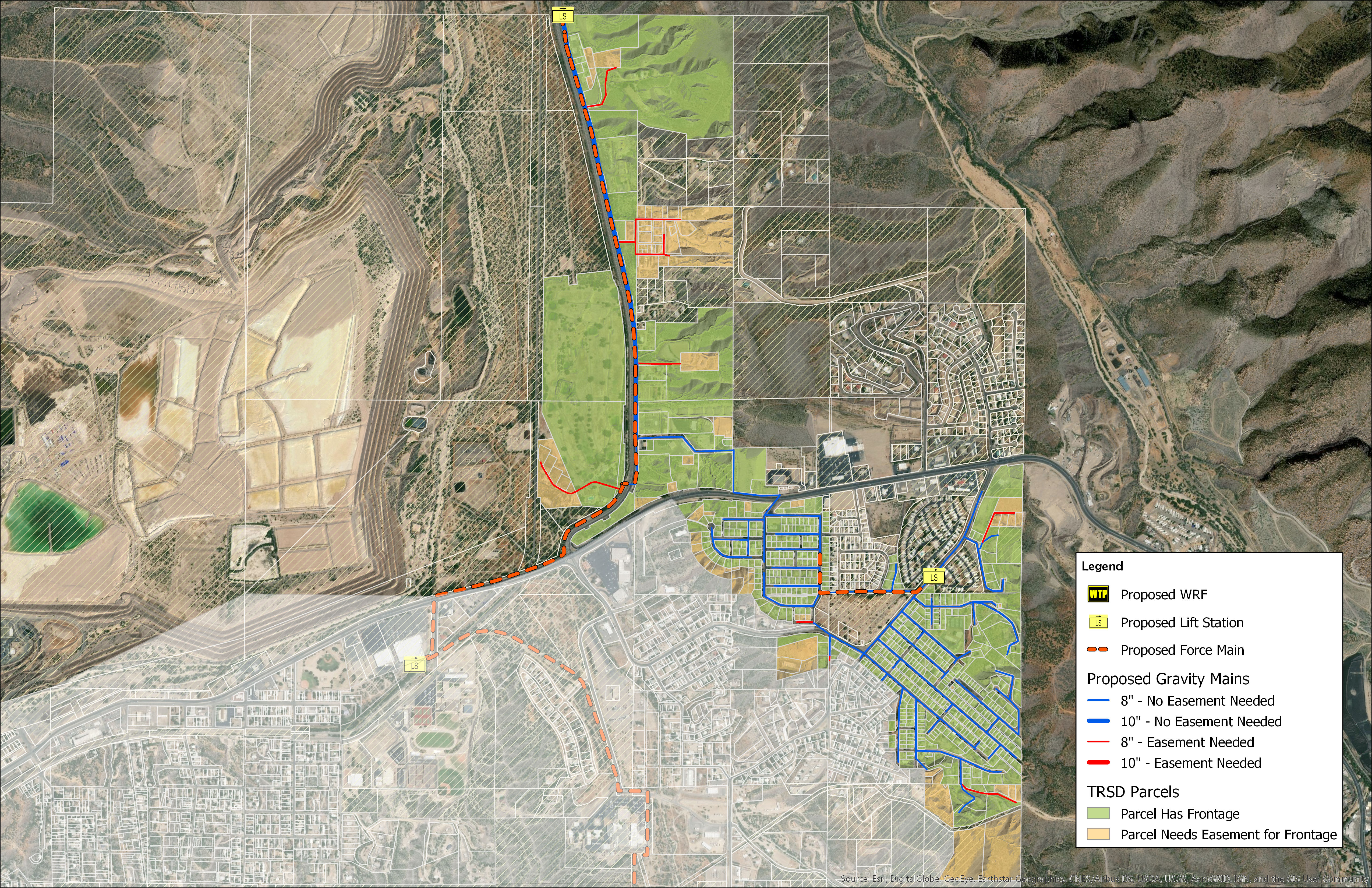 Central Arizona Project Map Maps TRSDWastewater