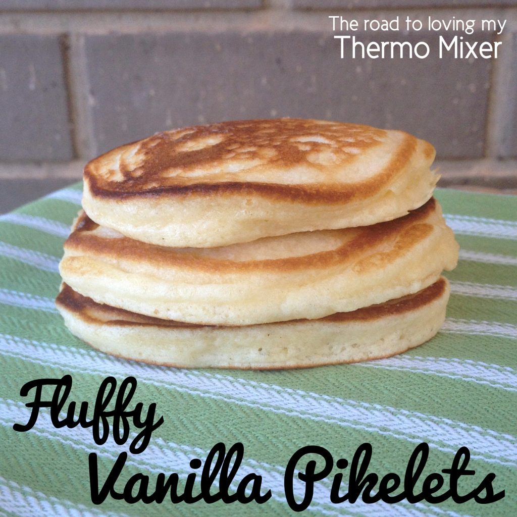 Fluffy Vanilla Pikelets The Road to Loving My Thermo Mixer