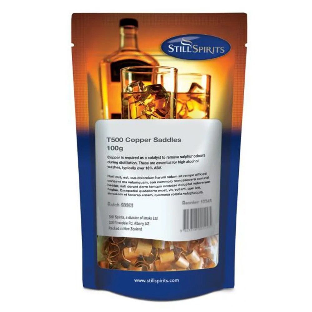 Still Spirits T500 Copper Saddles 100g TRUBREW HOME BREW SUPPLIES