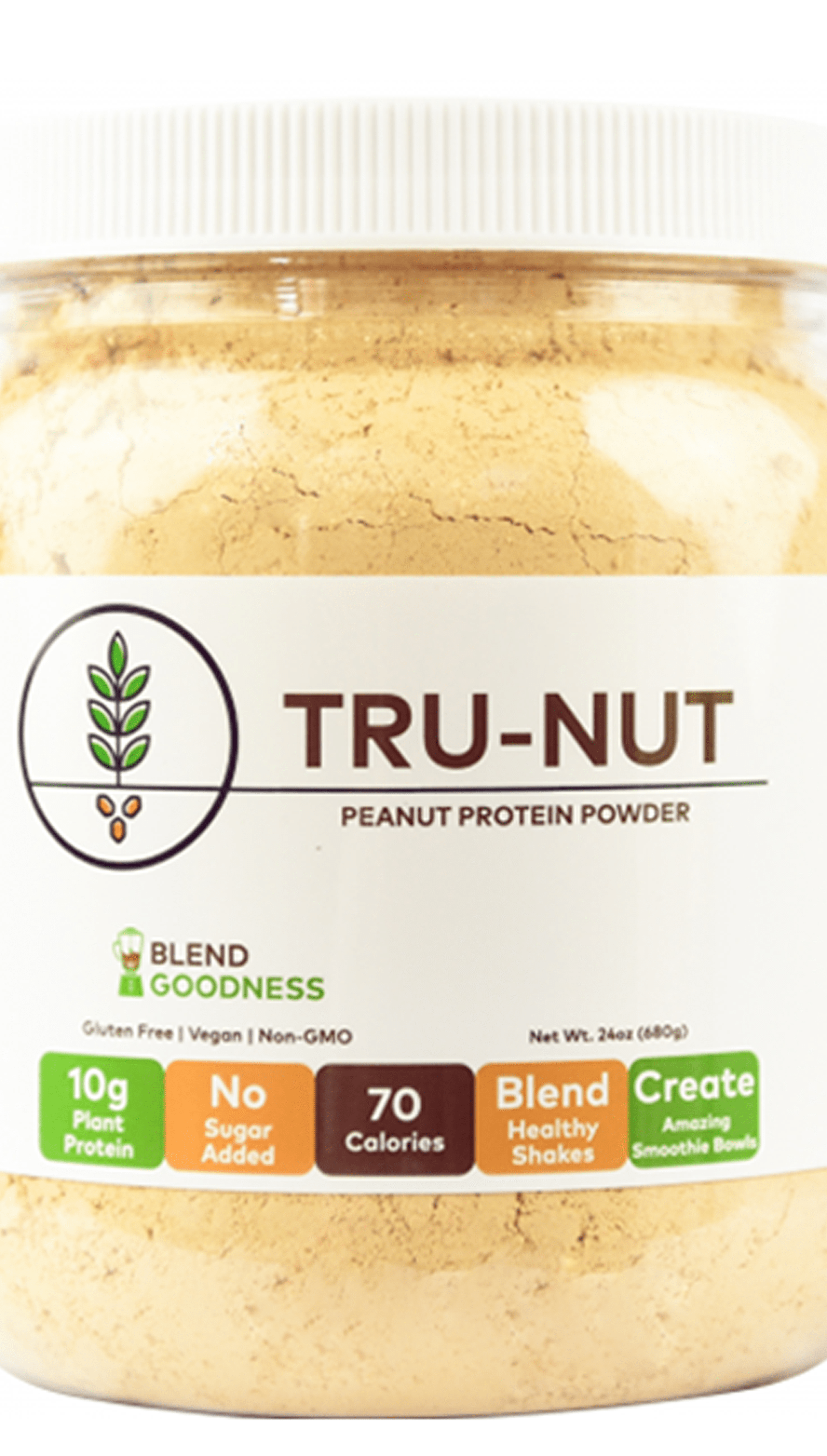 Peanut Protein Powder TruNut Powdered Peanut Butter