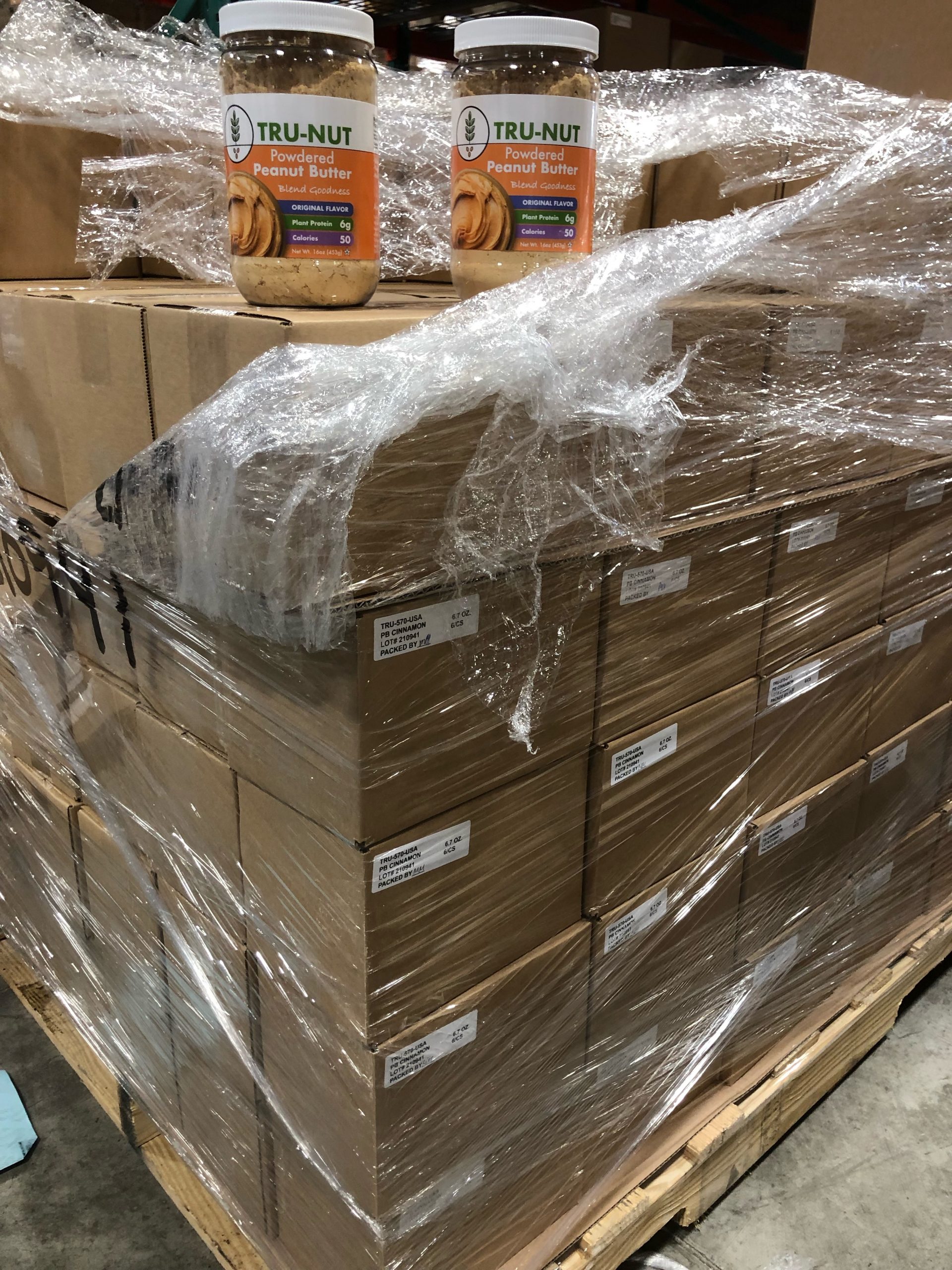 Getting Rid of Plastic Stretch Wrap > TruNut Powdered Peanut Butter