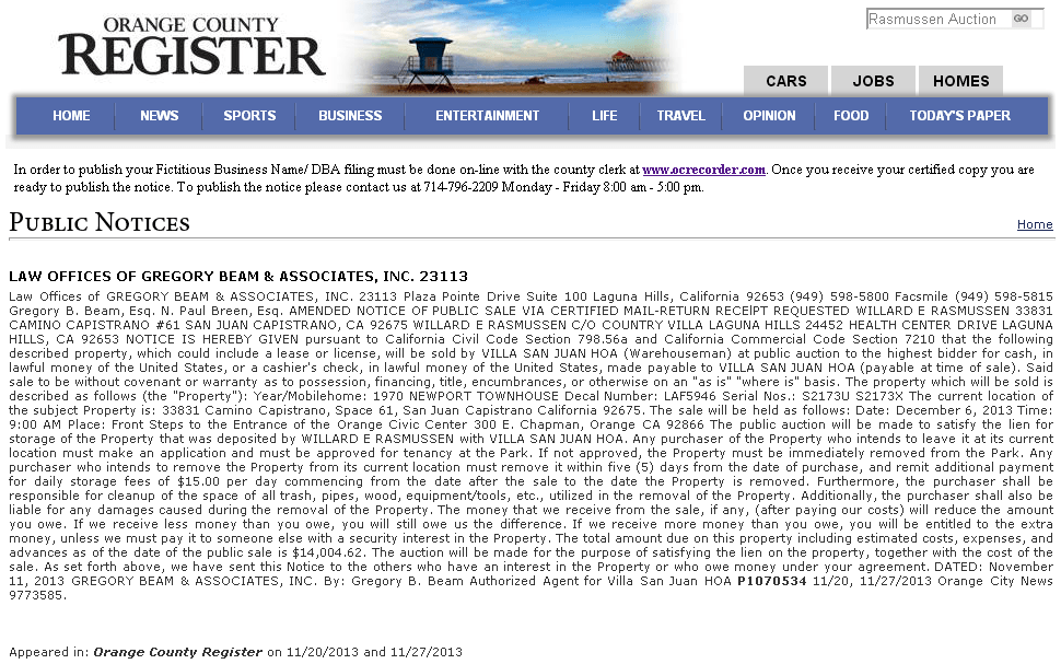 Villa San Juan Mobile Home Park