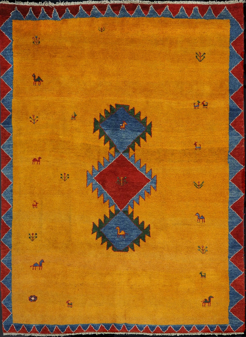 Gabbeh Tribal Rug 2571 Truckee Mountain Rug Company