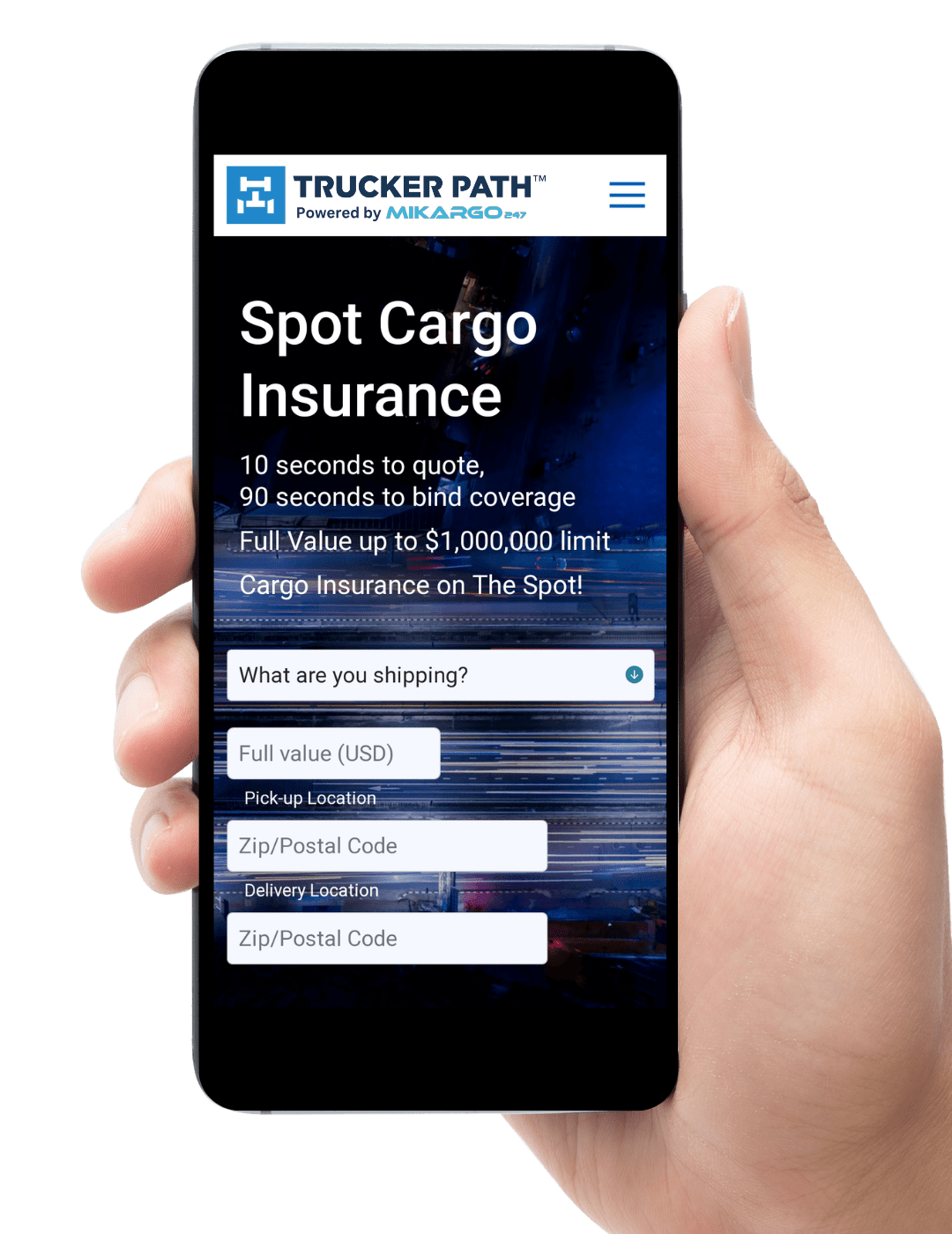 Trucker Path Provides Quick Access to Spot Cargo Insurance for App Users