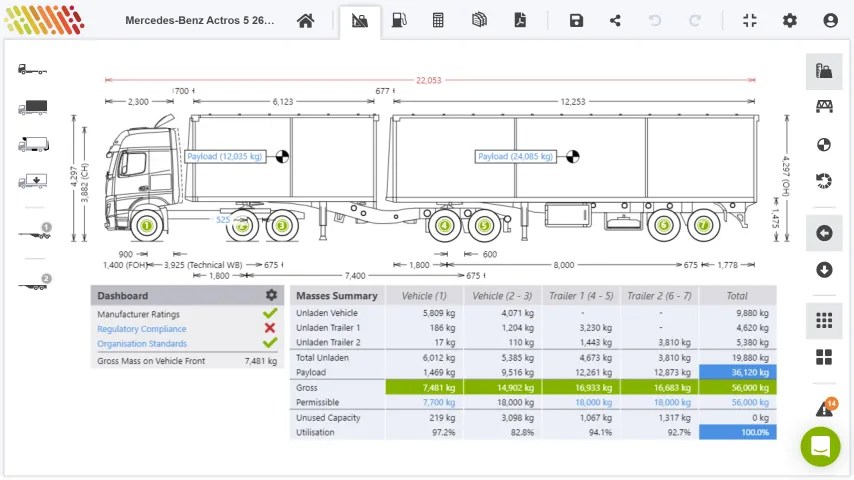 Axle Weight Calculator Features | TruckScience