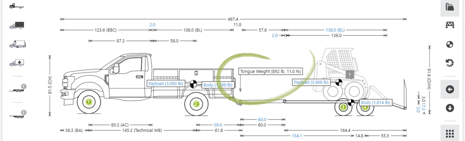 Tutorials for Calculating Axle Weights TruckScience