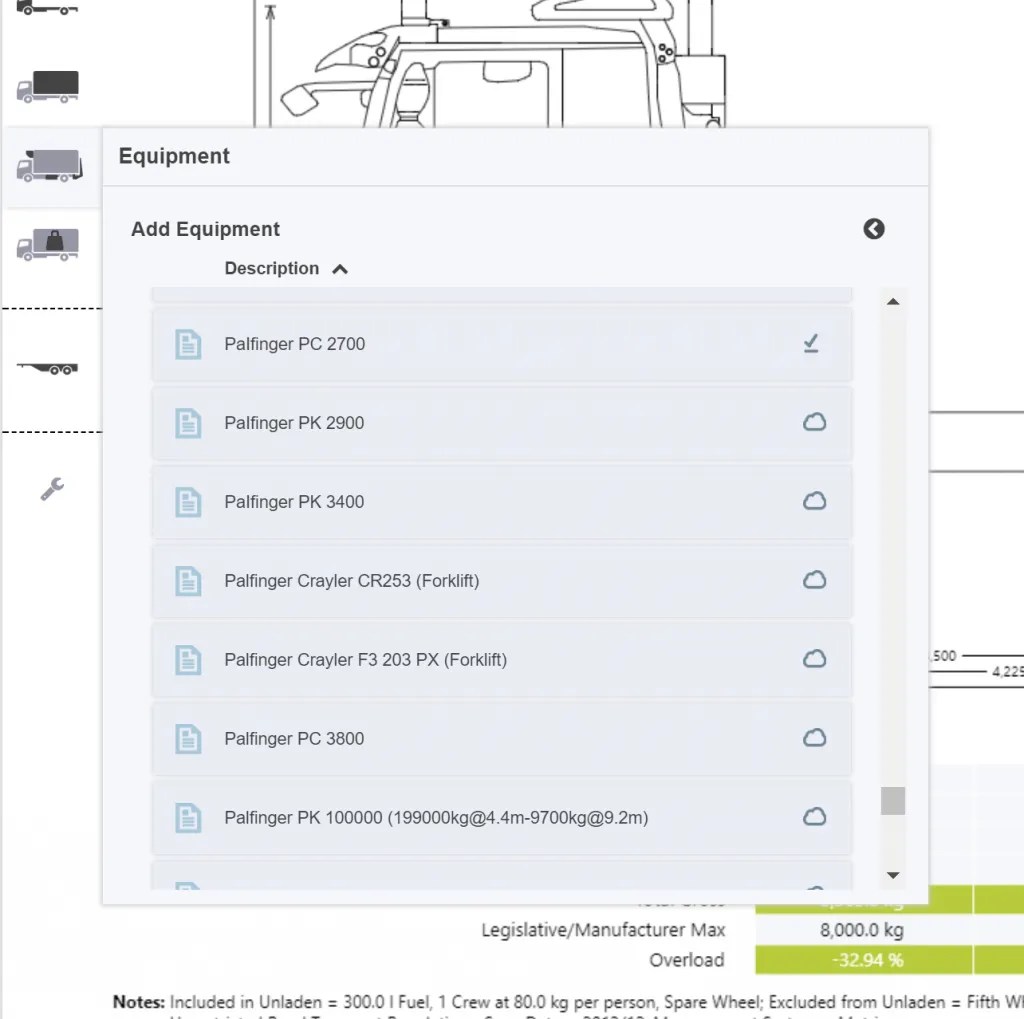Calculate Axle Weights with a Crane TruckScience