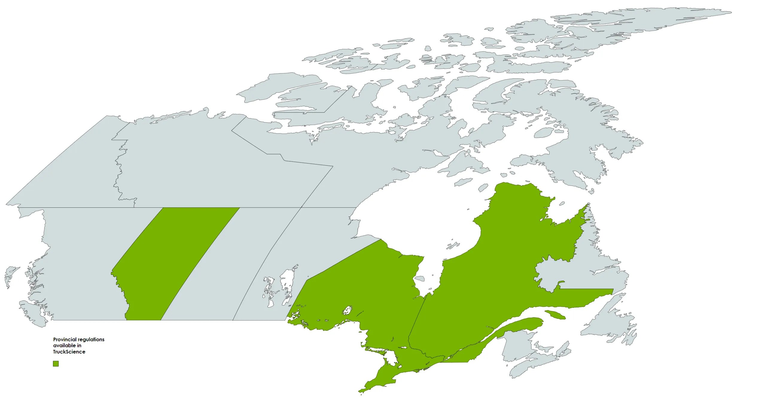 Regulations added for Alberta Canada TruckScience