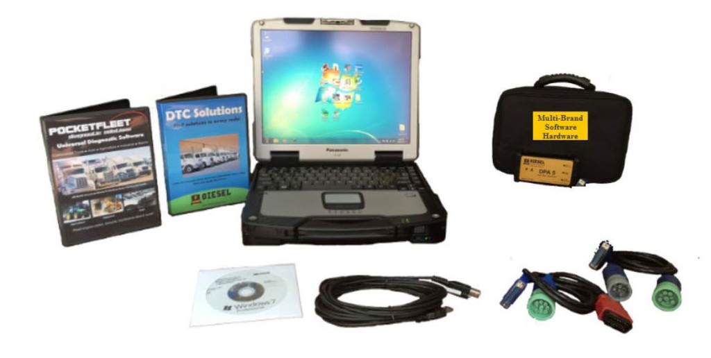 Truck and Auto Diagnostic Laptop Kit Truck Tech Help