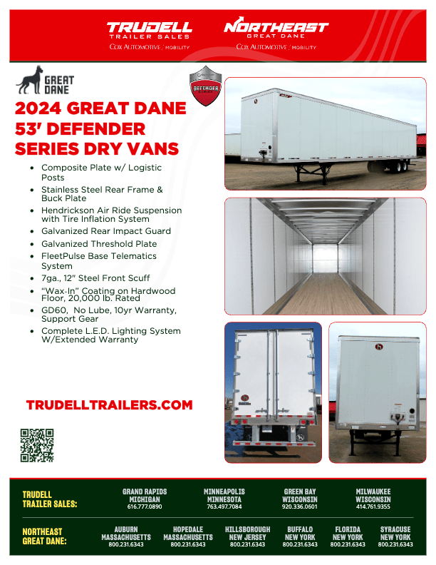 Promotions Trudell Trailer Sales & Northeast Great Dane