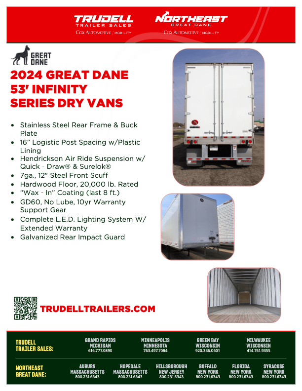 Promotions Trudell Trailer Sales & Northeast Great Dane