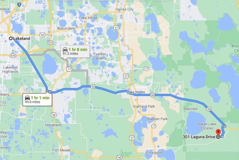 Tee Time is Just a Mile Away! 0.5 Acres, Indian Lake Estates, Polk