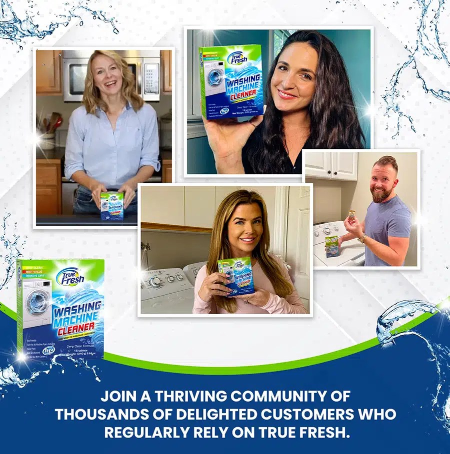True Fresh Top & Front Load Washing Machine Cleaning Tablets