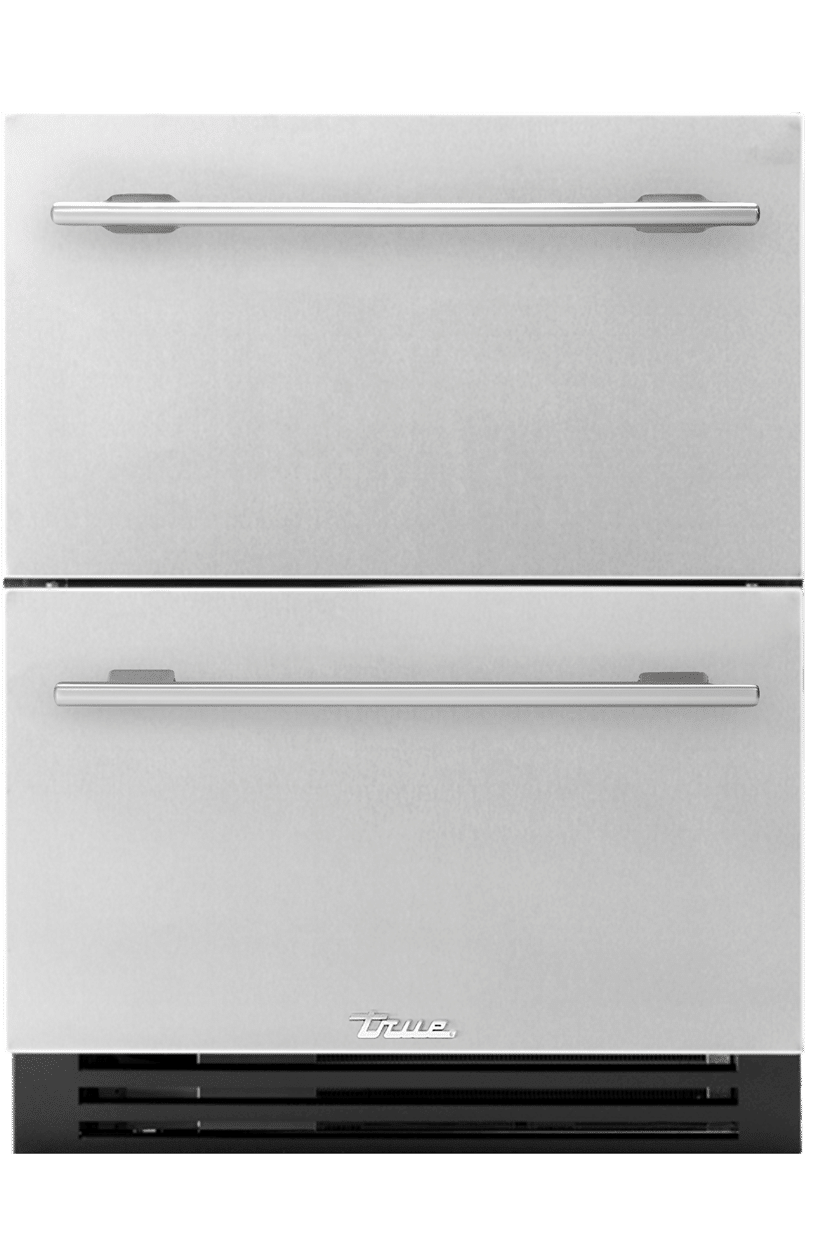 24″ Undercounter Freezer Solid Stainless True Residential
