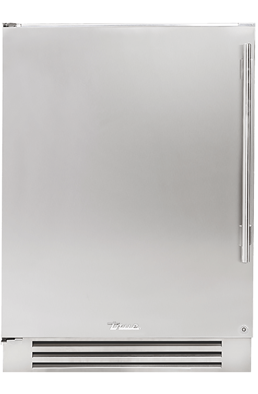 24″ Undercounter Freezer Solid Stainless True Residential