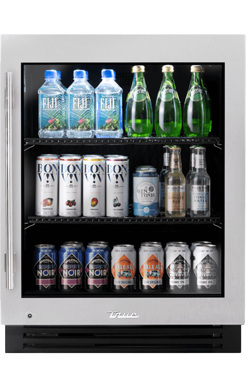 24″ Undercounter Freezer Solid Stainless True Residential