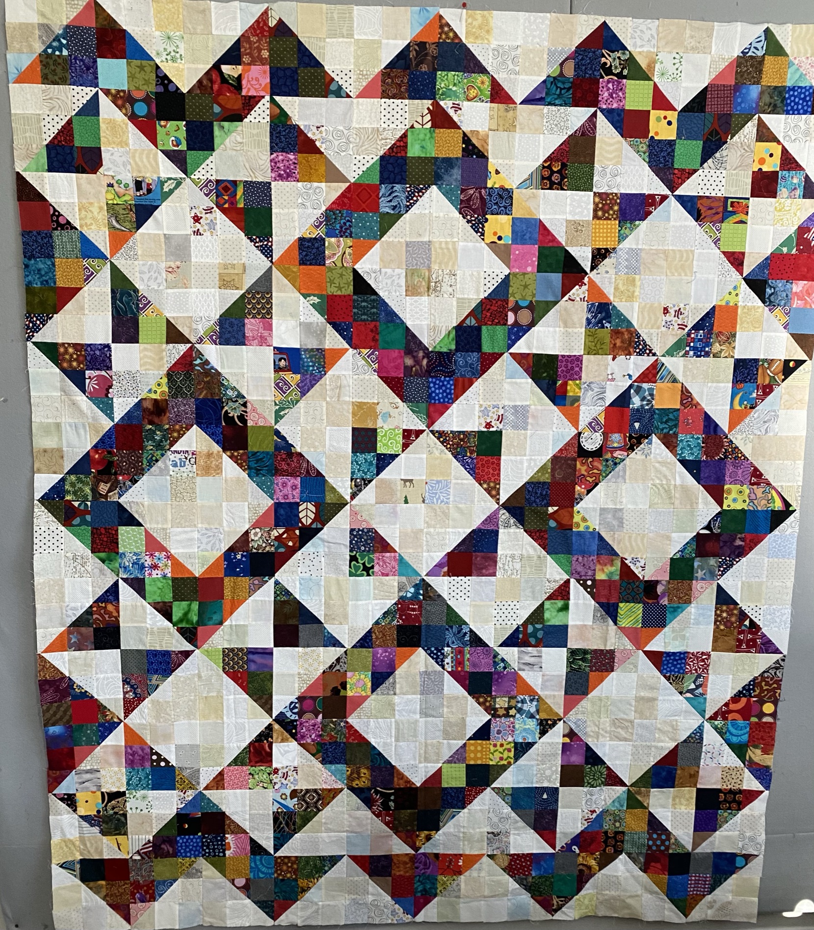 Split 9patch free layout True Blue Quilts