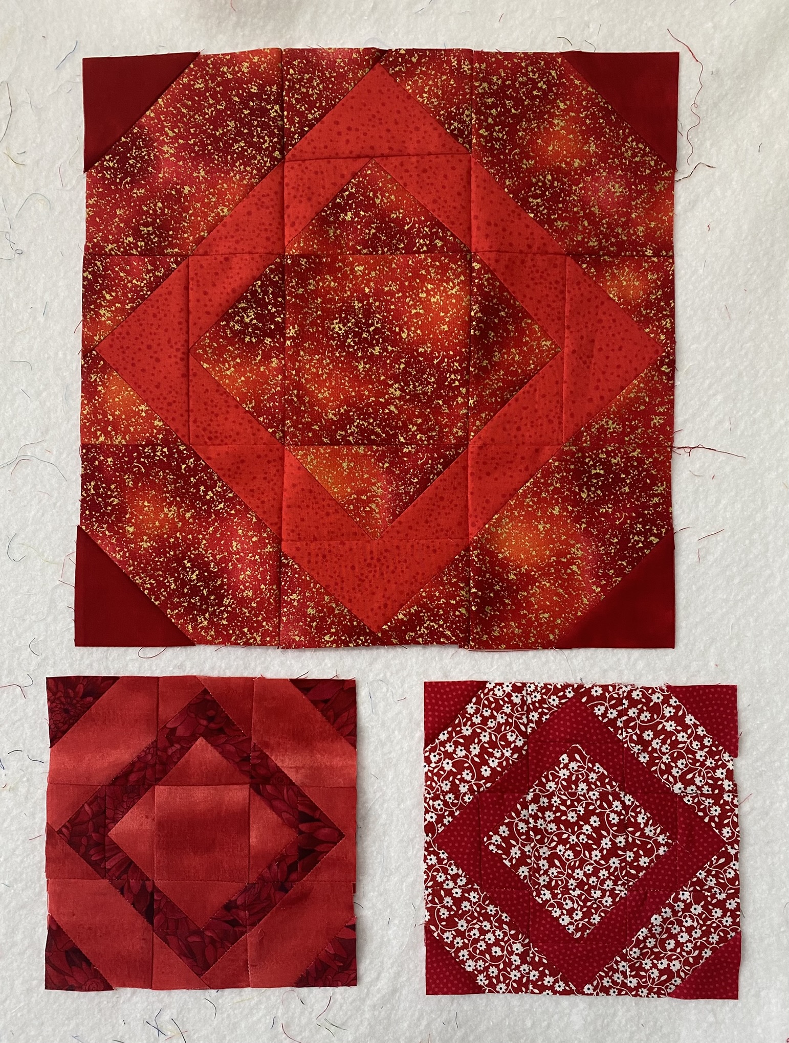 Red Pepper Quilt Blocks True Blue Quilts