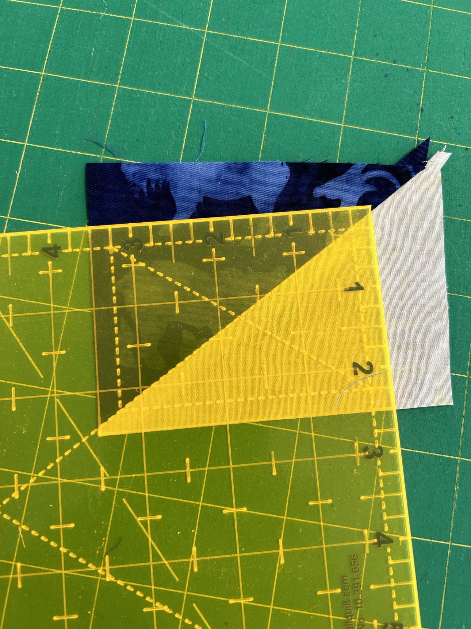 seam allowance marks True Blue Quilts